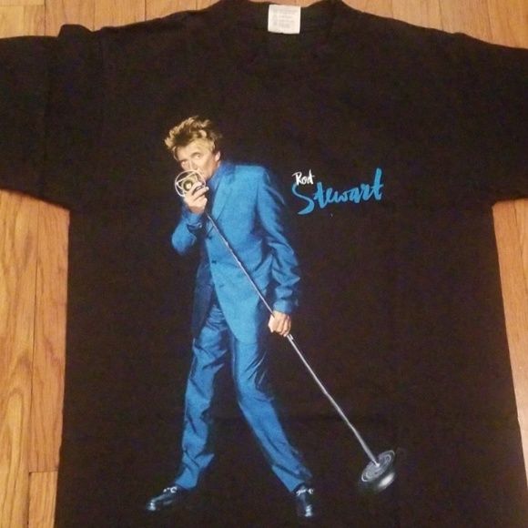 Rod Stewart all Rod.all night T-shirt - Picture 1 of 2
